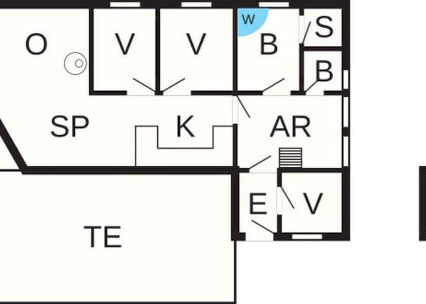 Room layout blue print