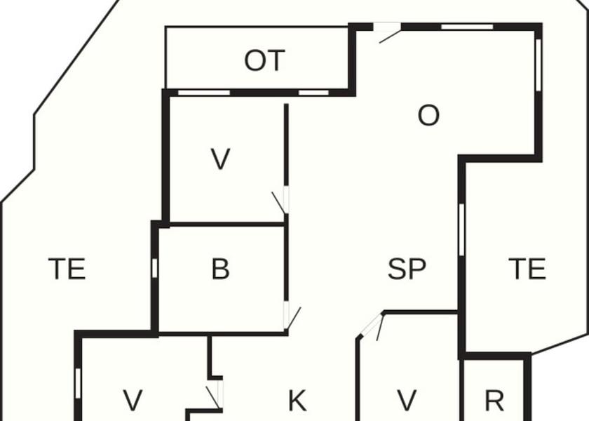 Room layout blue print