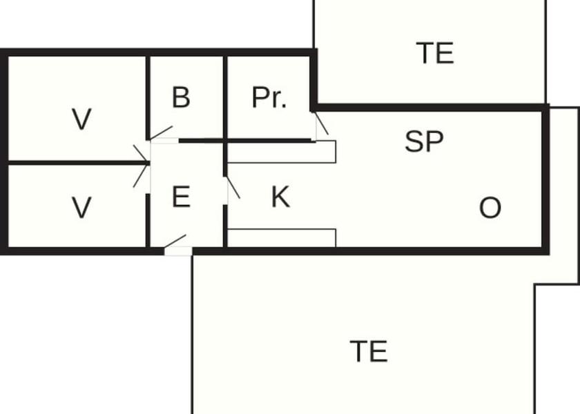 Room layout blue print