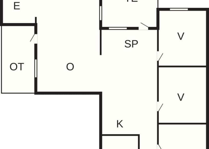 Room layout blue print