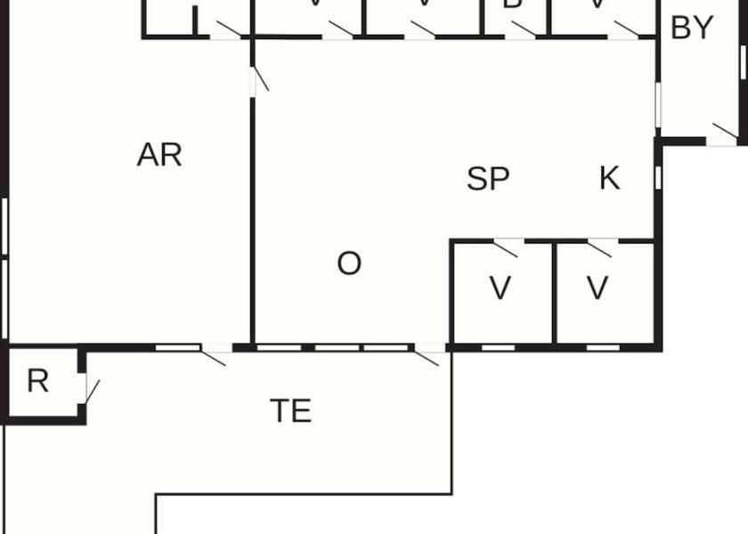 Room layout blue print