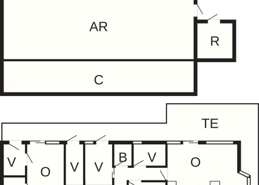 Room layout blue print