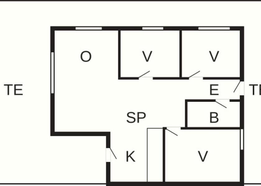 Room layout blue print