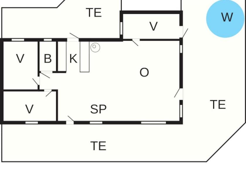 Room layout blue print