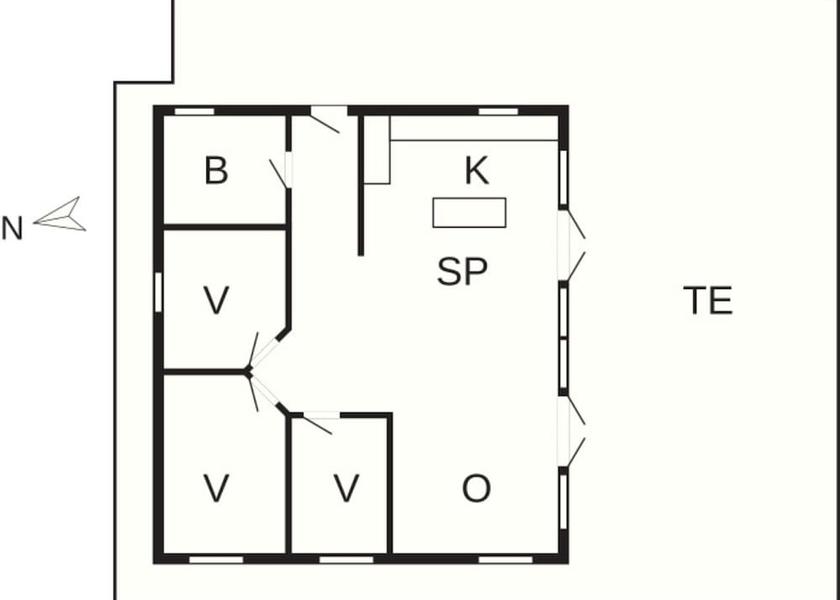 Room layout blue print