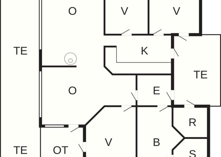 Nordjylland (region) Logstor Room layout blue print