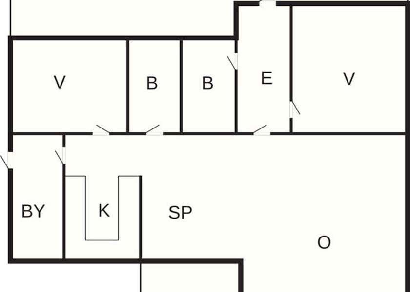 Midtjylland Aarhus Room layout blue print