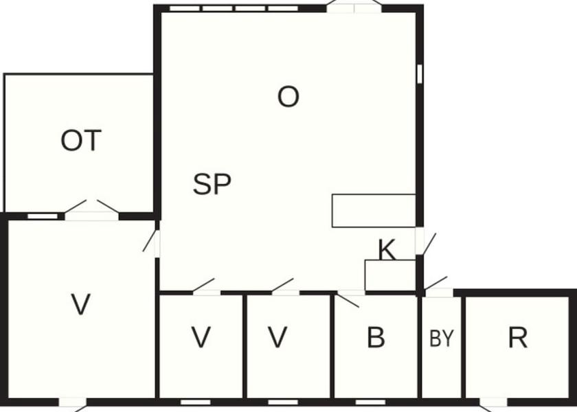 Room layout blue print