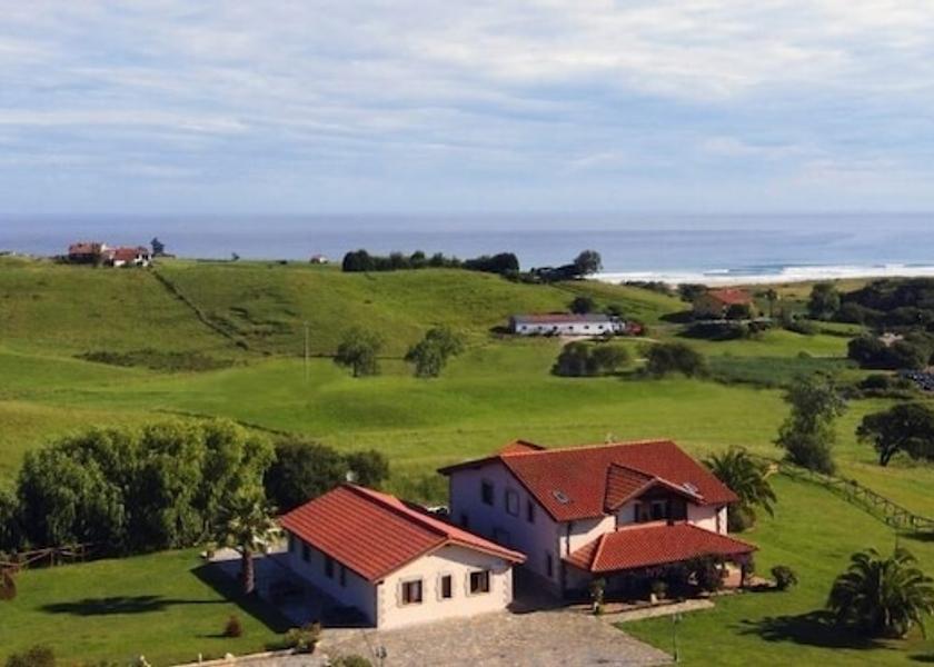 Cantabria San Vicente de la Barquera Aerial View