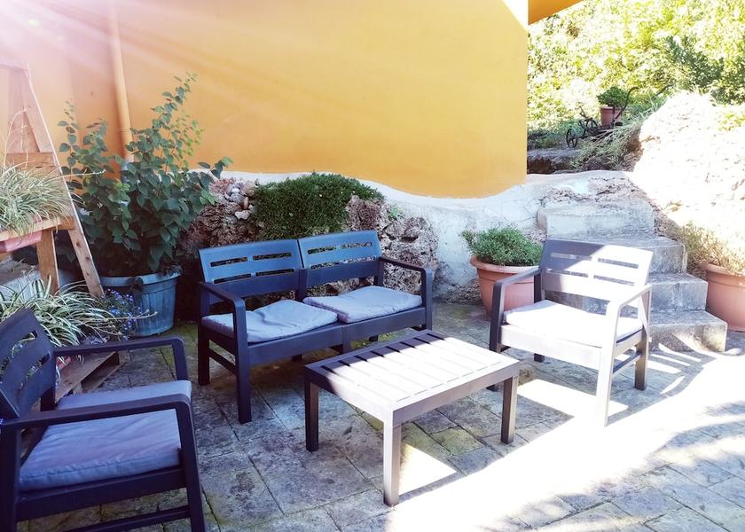 Cantabria Santillana del Mar Terrace/patio