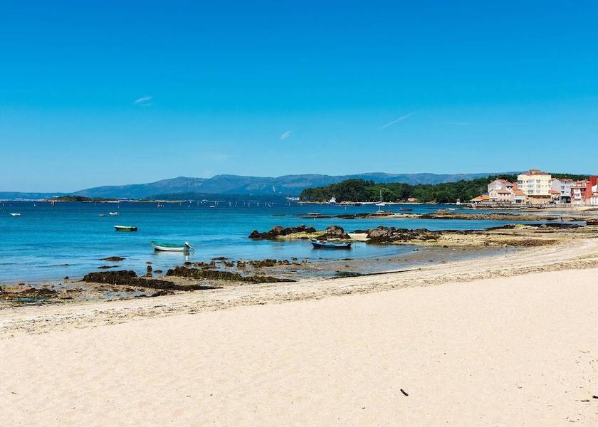 Galicia Vilagarcia de Arousa Beach