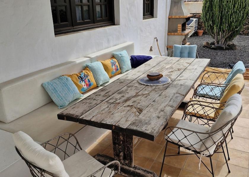 Canary Islands La Oliva Outdoor Dining
