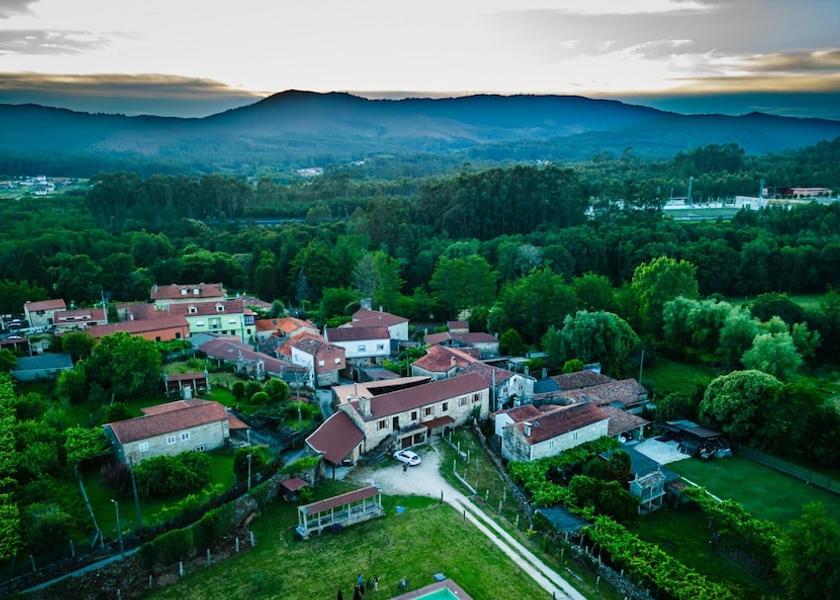 Galicia Padron Aerial View