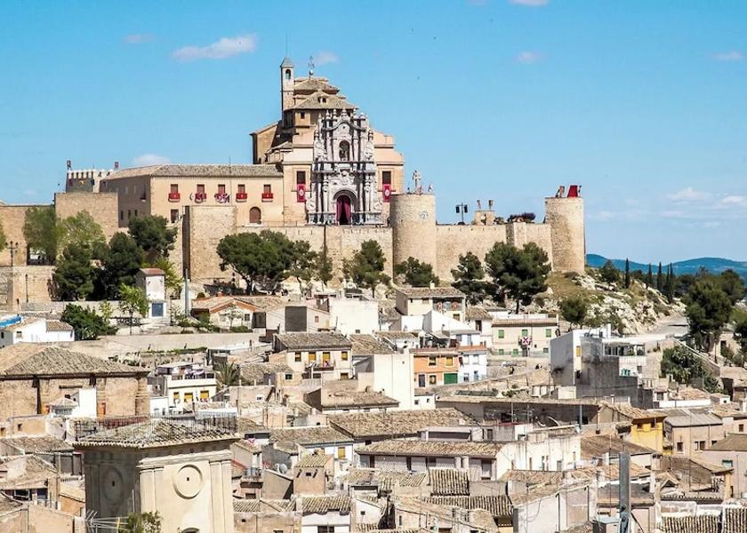 Murcia Caravaca de la Cruz City View from Property