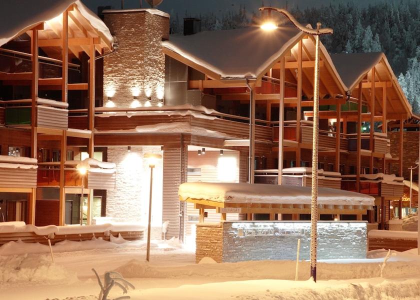Lapland Kittila Front of property - evening/night