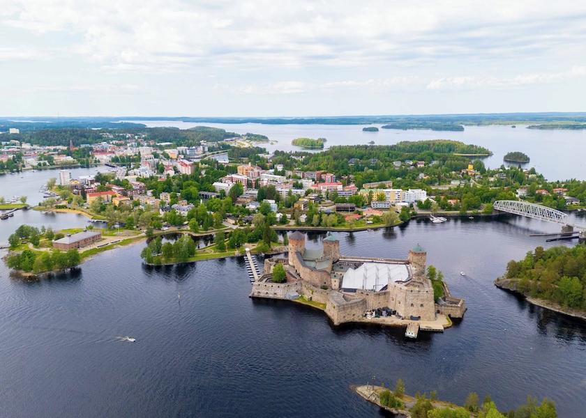 Southern Savonia Savonlinna Land view from property