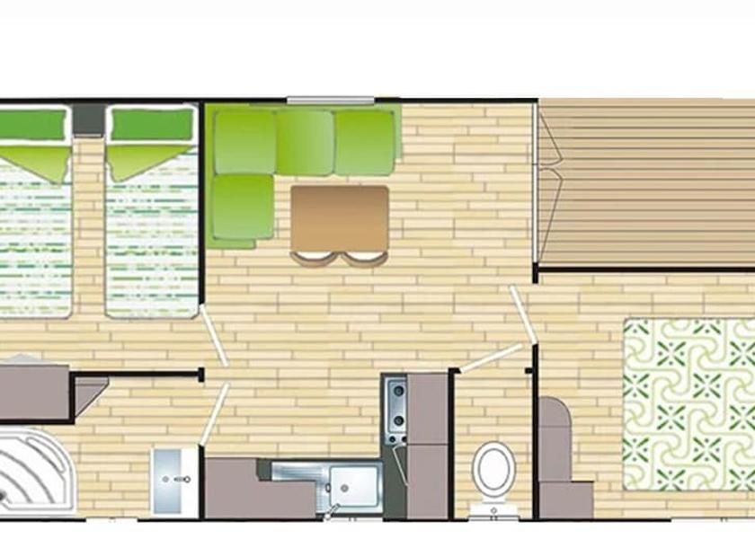 Provence-Alpes-Côte d'Azur Moustiers-Sainte-Marie Room layout blue print
