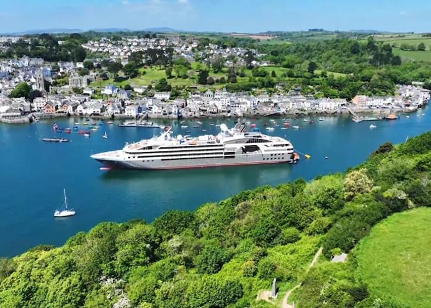 England Fowey Aerial View
