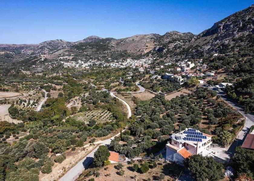 Crete Island Agios Vasileios Aerial View