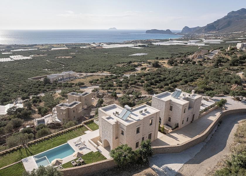 Crete Island Kissamos Aerial View