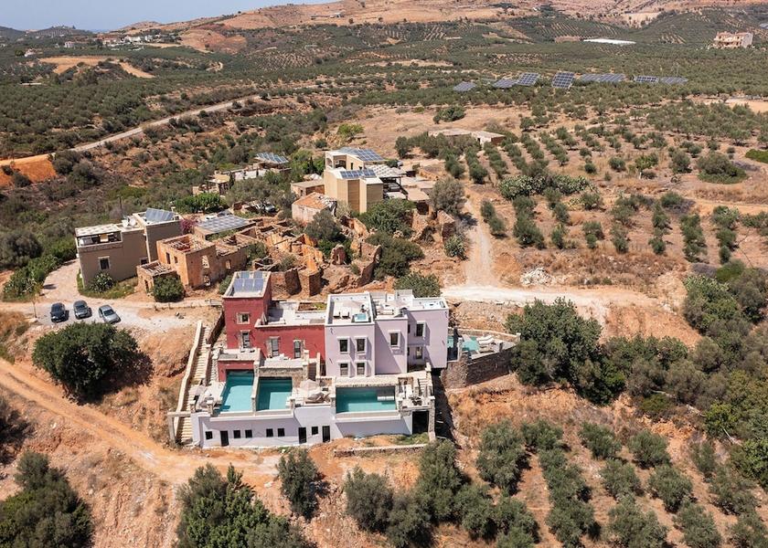 Crete Mylopotamos Facade
