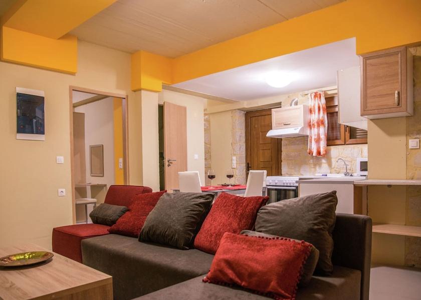 Crete Mylopotamos Living Area