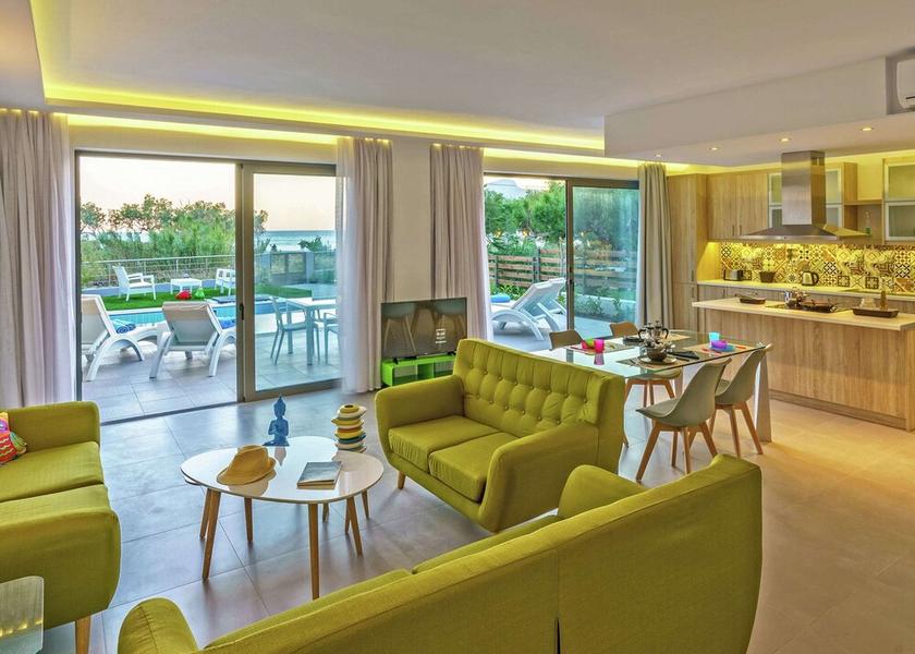 Crete Island Agios Vasileios Living Area