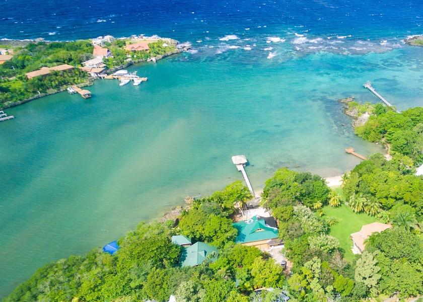 Bay Islands Roatan Aerial View