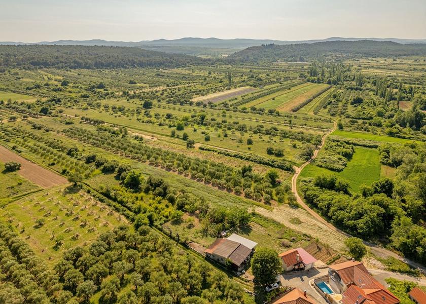 Sibenik-Knin Skradin Aerial View