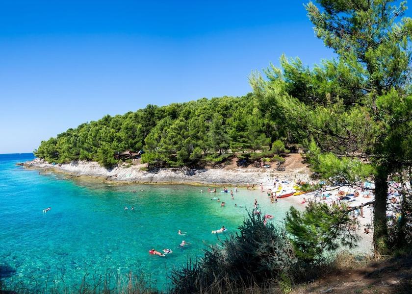 Istria County Liznjan Beach