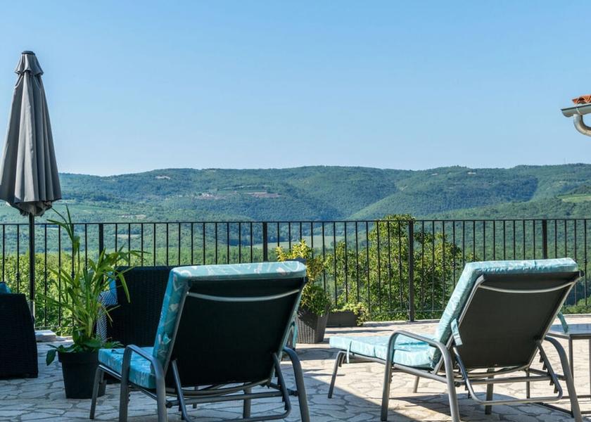 Istria (county) Oprtalj View from Property