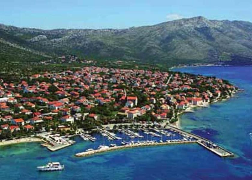 Dubrovnik-Neretva Orebic Aerial View