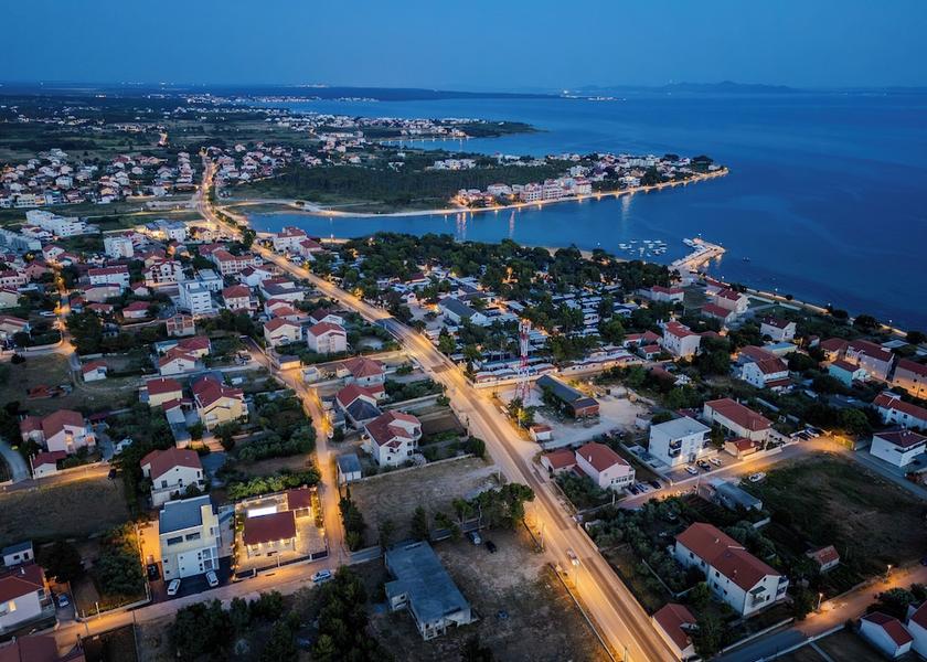 Zadar Privlaka Aerial View
