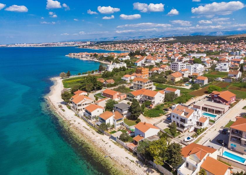 Zadar Bibinje Aerial View