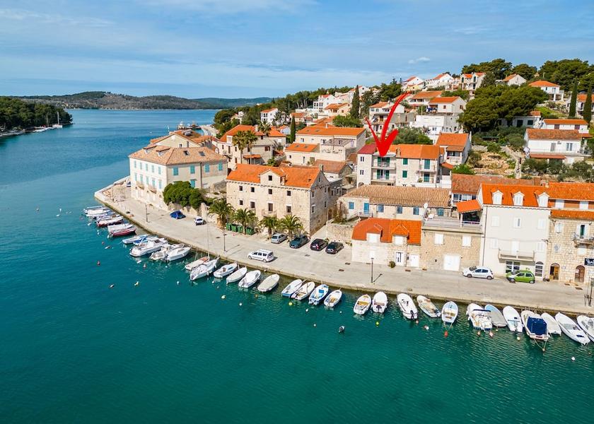 Split-Dalmatia Milna Aerial View