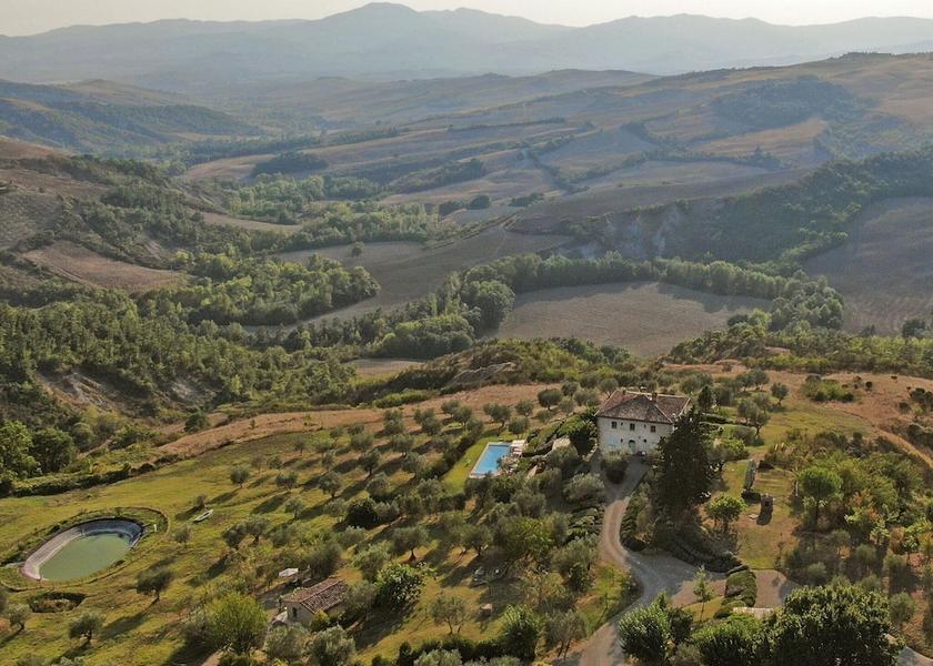 Tuscany San Casciano dei Bagni View from Property