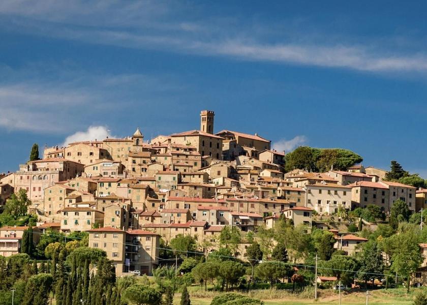 Tuscany Monteverdi Marittimo View from Property