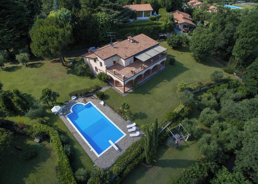 Lombardy Soiano del Lago Aerial View