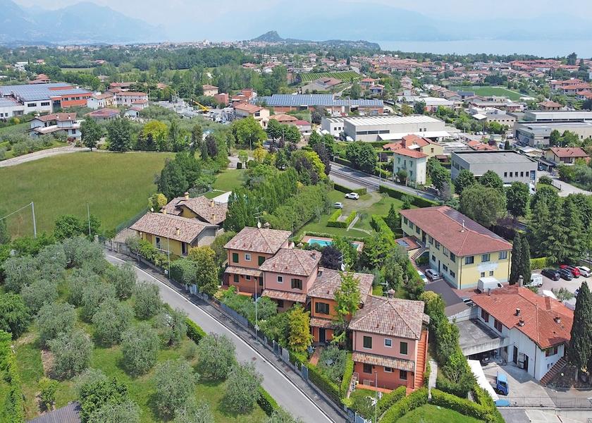 Lombardy Moniga del Garda Aerial View