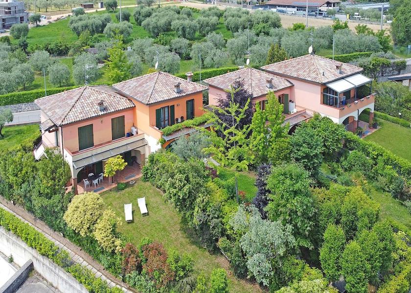 Lombardy Moniga del Garda Aerial View