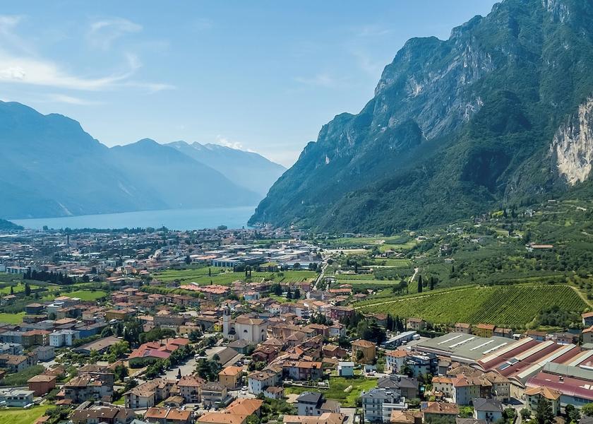 Trentino-Alto Adige Tenno Aerial View