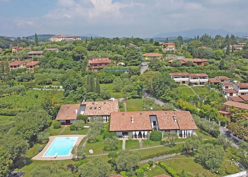 Lombardy Soiano del Lago Aerial View