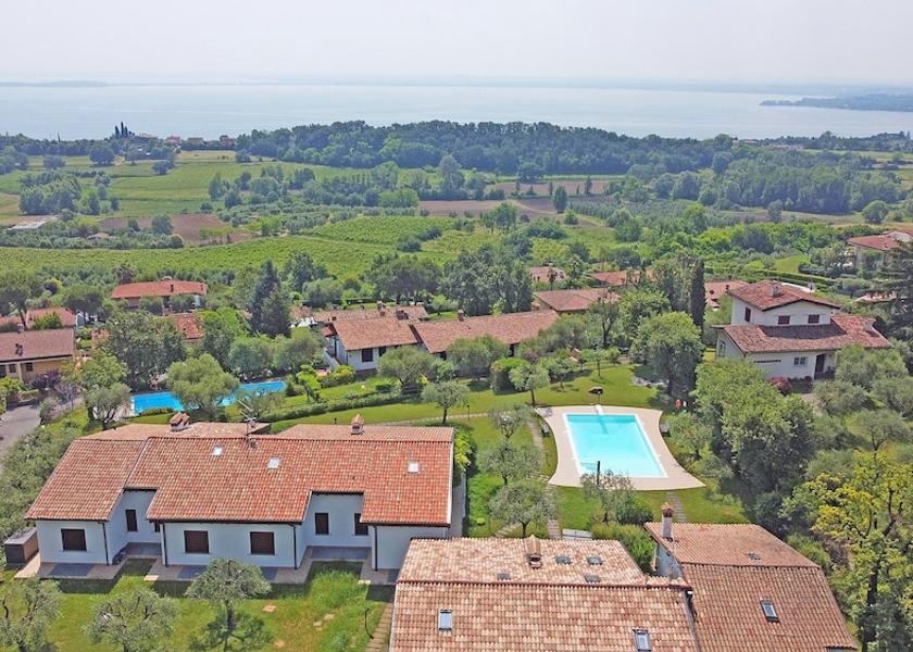 Lombardy Soiano del Lago Aerial View