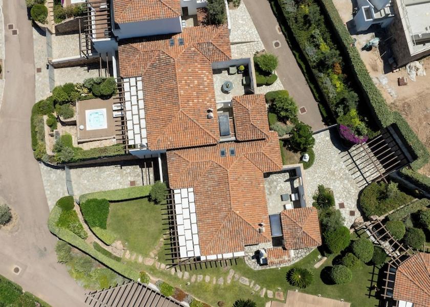 Sardinia Arzachena Aerial View
