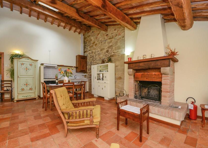 Umbria Monte Santa Maria Tiberina Living Area