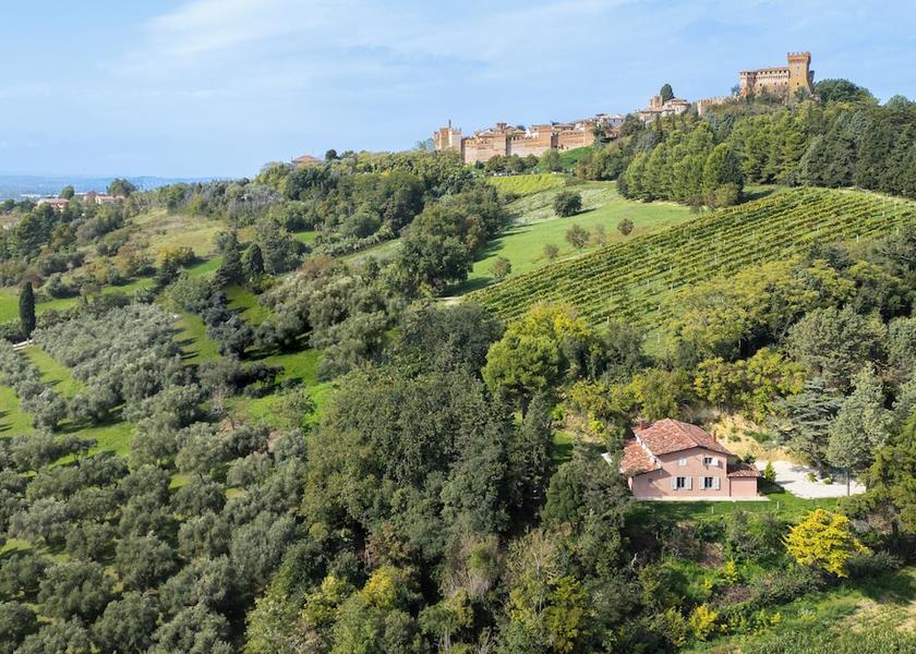Marche Gradara Aerial View