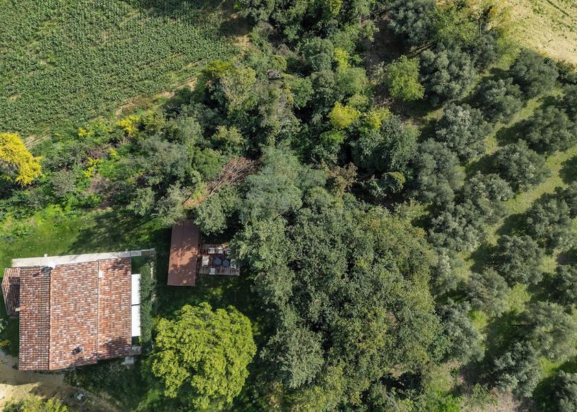 Marche Gradara Aerial View