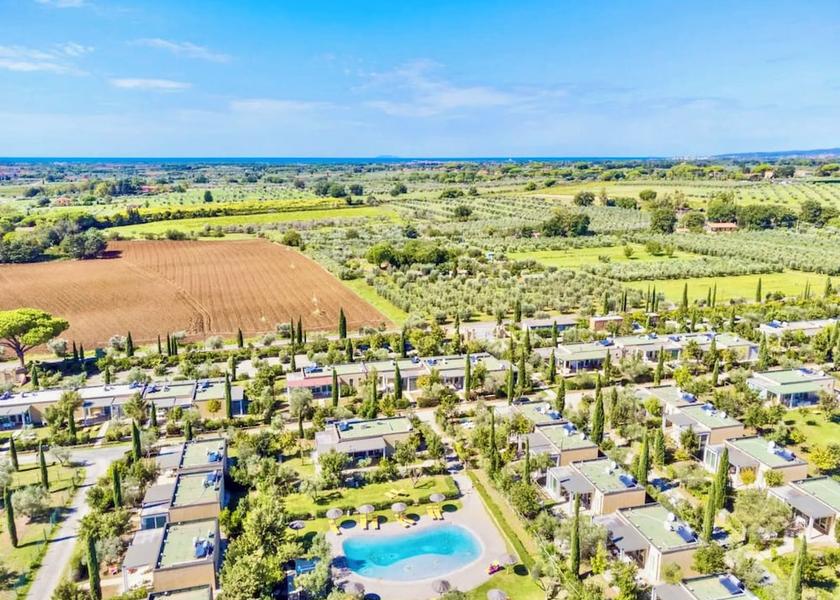 Tuscany Cecina Aerial View