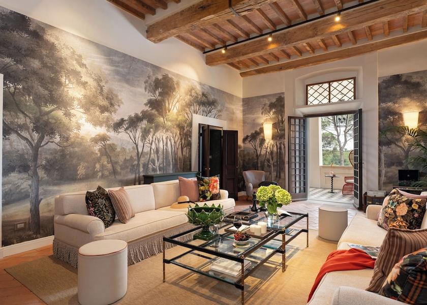 Tuscany Castellina in Chianti Living Area