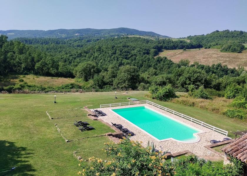 Umbria Monte Castello di Vibio Aerial View